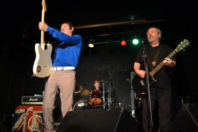 Pete Shelley, right, with fellow original Buzzcocks bandmate Steve Diggle.
