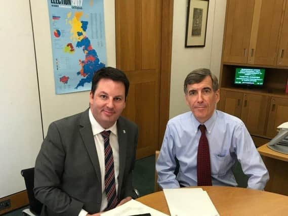 IsleMP, Andrew Percy, met the interim minister for flooding issues, David Rutley MP, to discuss the South Ferriby flood defence scheme