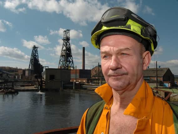 Miner John Dowling at Rossington Colliery on the last day of production mining. John has worked at the pit for 36 years. He said; "the workforce here is maginificent." (D0292CB). Picture: Chris Bull