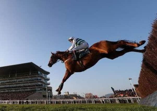 One of the leading fancies, Baron Alco, on his way to victory in the BetVictor Gold Cup, also at Cheltenham, last month.