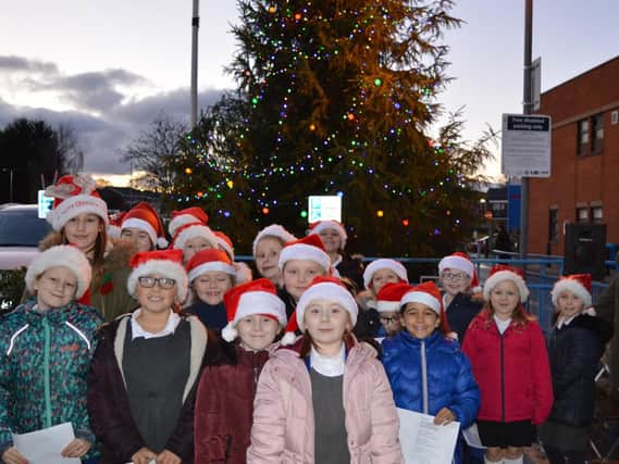 Christmas comes to local hospitals as festive lights are switched on