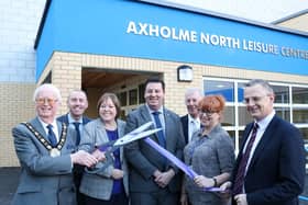 The official opening of the new leisure centre