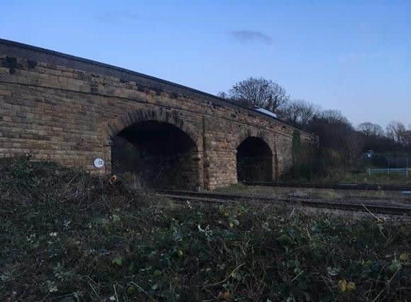 The bridge due for reconstruction