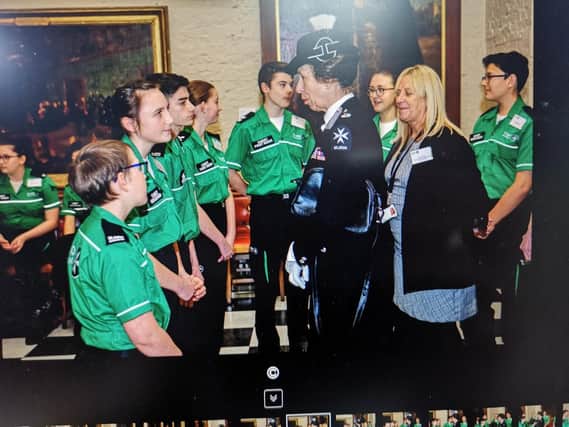 Doncaster's  St John Ambulance's Young Achievers' reception at the Priory Church of the Order of St John in London
