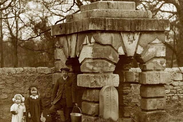 The well in its original location c1900