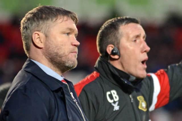 Grant McCann with assistant Cliff Byrne