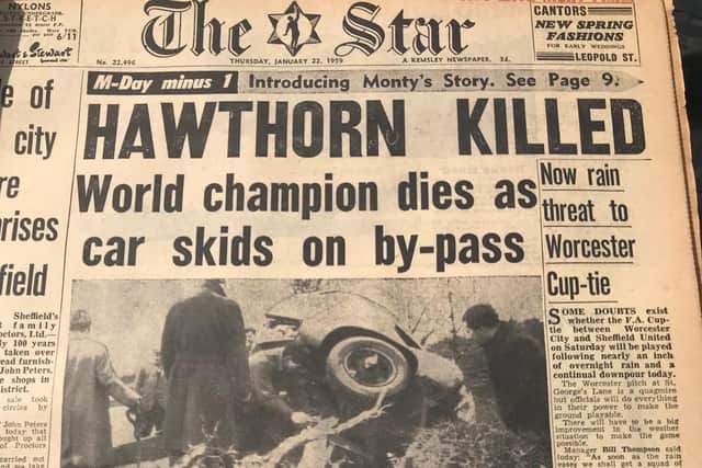 How The Star reported Mike Hawthorn's death 60 years ago