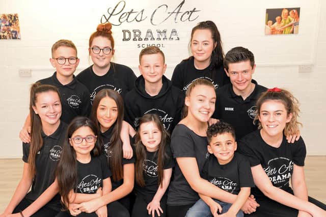 Pupils from Lets Act Drama School, in Bentley, pictured. Picture: Marie Caley NDFP-11-11-18-LetsAct-1