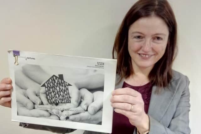 CarolynOgle, Associate Director of Primary Care and Commissioning at Doncaster NHS Clincal Commissioning Group, with the Doncaster Primary Care Estates strategy
