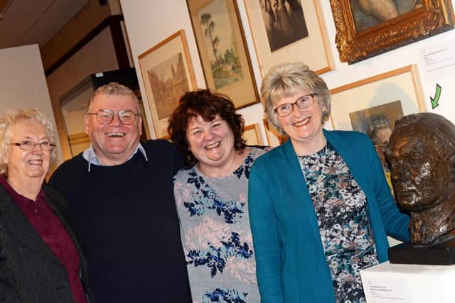 Margaret Baker, Dave Adgar, Chair, Christine Djezzar and Angela Shoulder, Friends of Doncaster Museum committee members pictured. Picture: Marie Caley NDFP-12-01-19-FriendsofMuseum-1