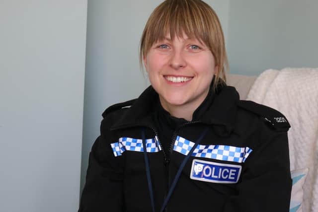Danielle Duncan- Blakley, 32, Doncaster. Just finished training, now a fully fledged police woman.