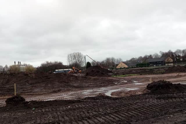 Work has started on a 1km cycling track at the Doncaster Dome