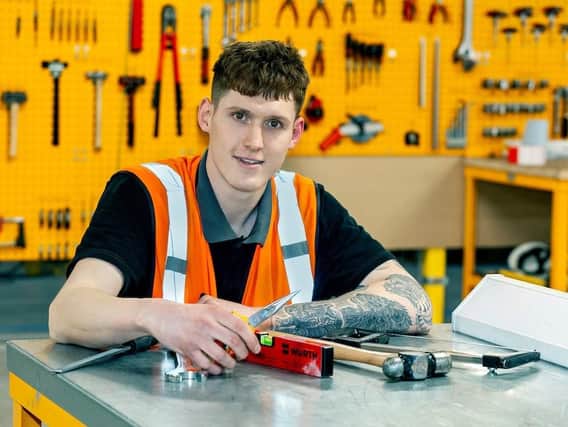 Amazon James Varley, Apprentice LBA2 at work in the FC and workshop