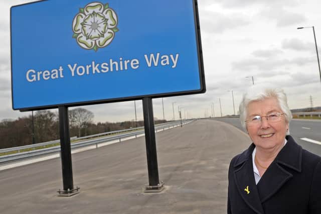 Doncaster Mayor Ros Jones at the opening of the Great Yorkshire Way, FARRRS. Picture: Andrew Roe