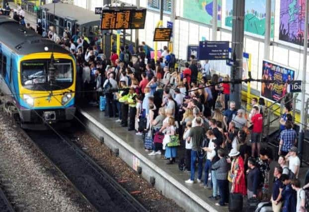 Leeds station was among those to see widespread delays last summer