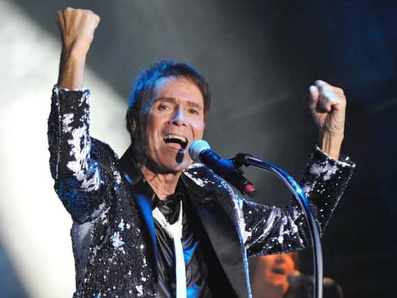 Sir Cliff Richard in action