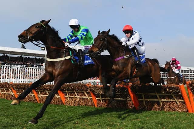 Rathvinden (nearside), one of our expert Richard Silverwood's big fancies for this year's Grand National. (PHOTO BY: Mike Hewitt/Getty Images)