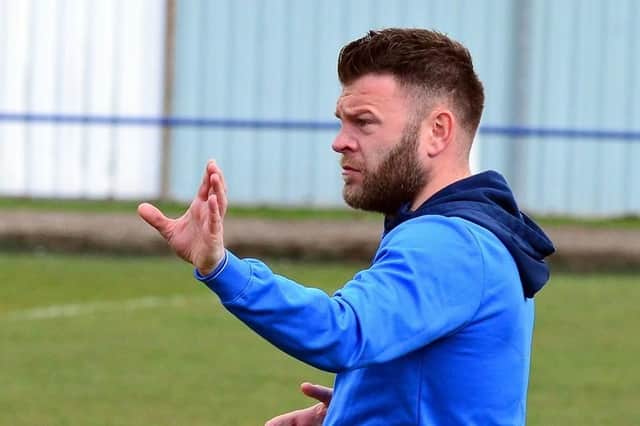 Rossington manager Ryan Hindley