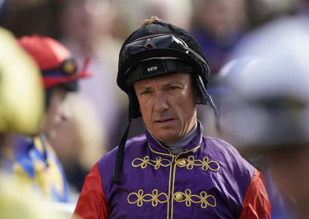 Frankie Dettori, sporting the colours of the Queen, is the top jockey at Royal Ascot. (PHOTO BY: Alan Crowhurst/Getty Images).