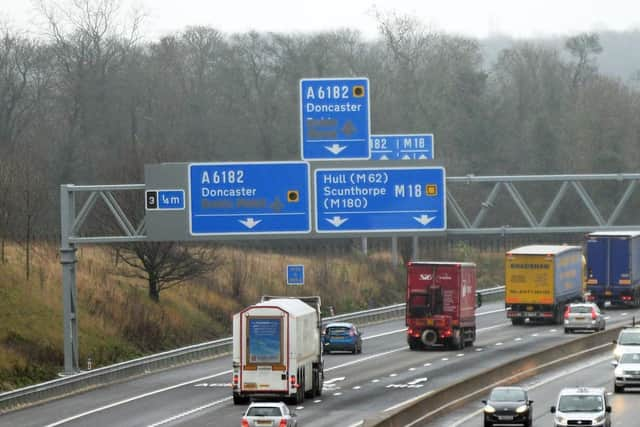 There are planned roadworks on the M1 and M18 tonight.