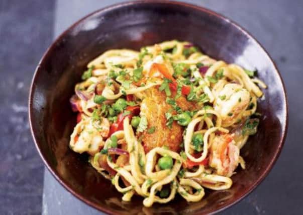 Singapore Chicken And Udon Noodle Hot Wok from MasterChef