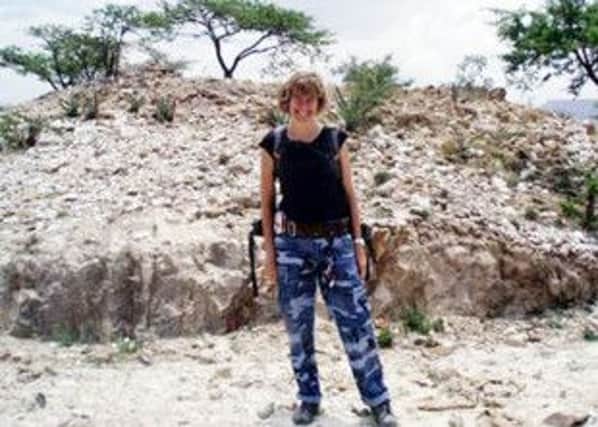 Archaeologist Louise Scofield