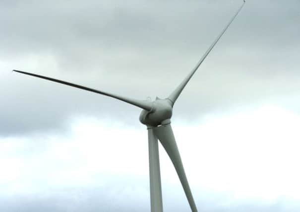The wind turbine at Lancaster University. STOCK PIC.