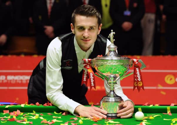 Dafabet World Snooker Champion 2014 Mark Selby. Photo: Anna Gowthorpe/PA Wire