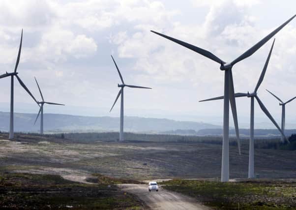 Picture of a windfarm