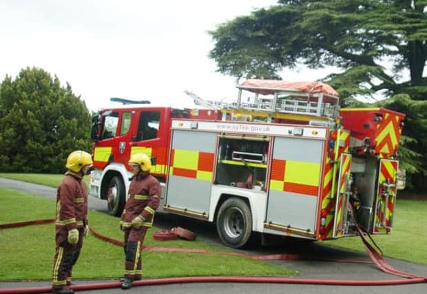 South Yorkshire Fire and Rescue. Picture: Marie Caley D0949MC