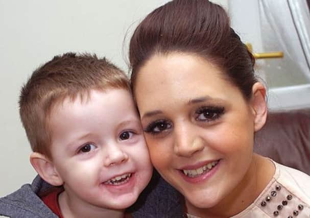 Siobhan Edge of Epworth with her son Leo Palmer. ( Buy this photo E1906TS) Picture: Tony Saxton