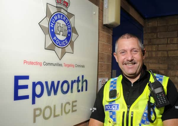 New member of Epworth Police Station Mark Raper. Picture: Andrew Roe