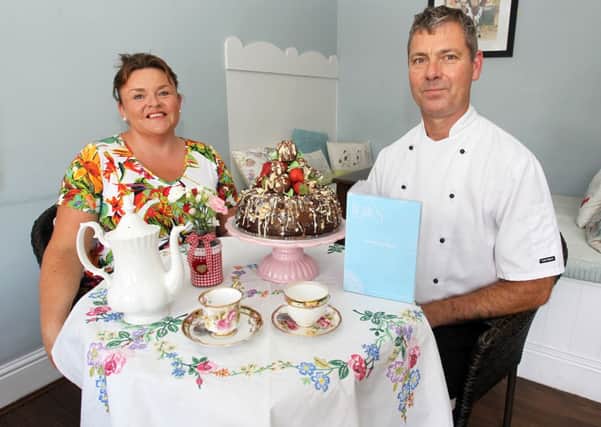 Richard and Kerry Lee from Hatty's Tea Room in Epworth.