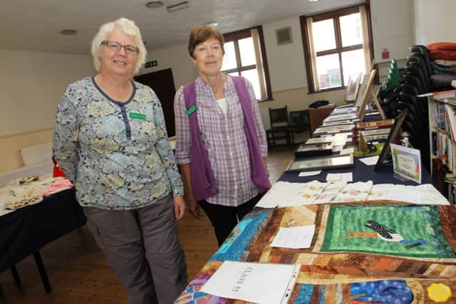 Isle of Axholme Horticultural Show at the Imperial Hall in Epworth. Pictured are stewards Marjery Barnard and Ann Flower.