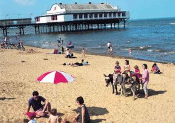 Cleethorpes Beach.