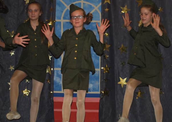 Lest We Forget: Misterton & West Stockwith in The Great War. Pupils of the Everett-Fox School of Dance entertained with their performance of Boogie Woogie Bugle Boy.