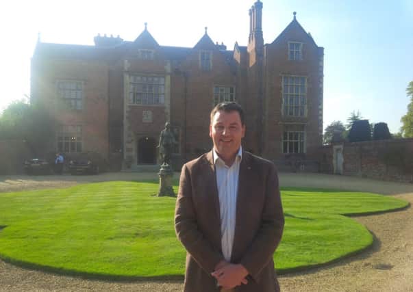 MP Andrew Percy pictured at Chequers.