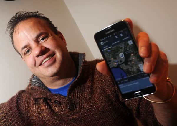 Simon Beniston, of Westwoodside with his new app KumBu. Picture: Andrew Roe