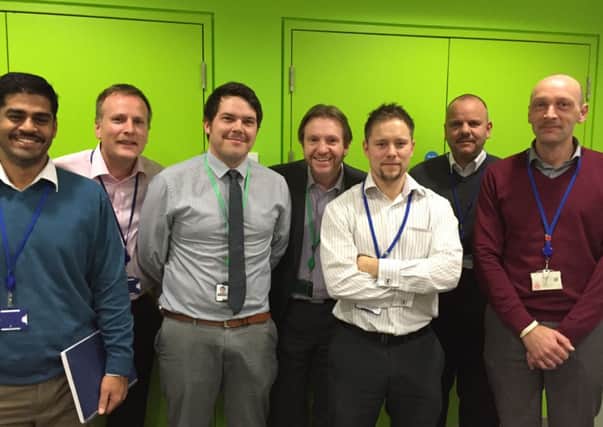 Severn Trent Water employees support Movember.
