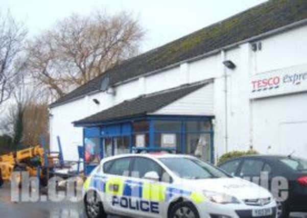 The scene at the supermarket in Crowle. Photo courtesy of In Crowle Facebook.