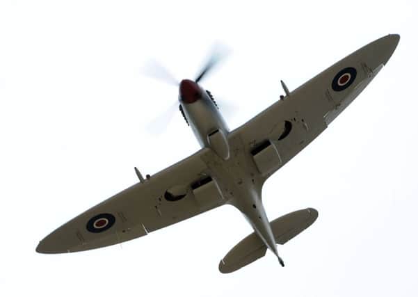 A Spitfire fighter plane.