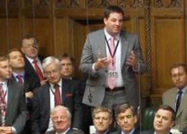 MP Andrew Percy in the House of Commons.