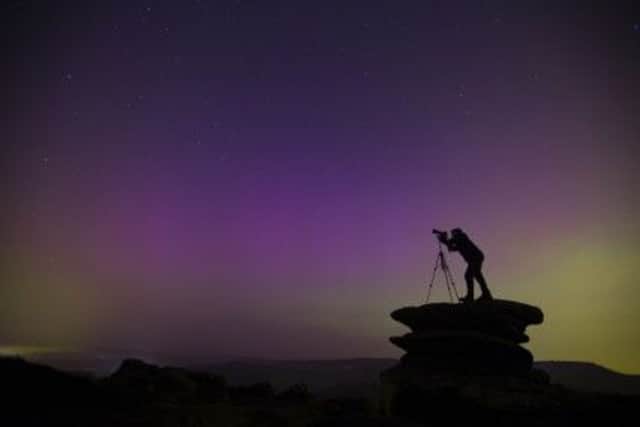 The Northern Lights, make a rare southerly appearance above a beauty spot known as Surprise View in the Derbyshire Peak District near Hathersage. 

All Rights Reserved: F Stop Press Ltd. +44(0)1335 418629   www.fstoppress.com.
