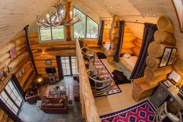 The luxury accommodation has an open-plan layout
