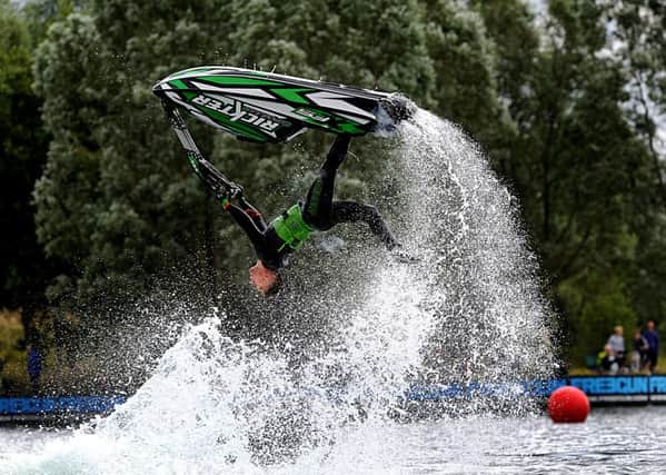 Competitors take part in the International Jet Sport Grand Prix which took place at Lakeside in Doncaster over the weekend. Picture Scott Merrylees