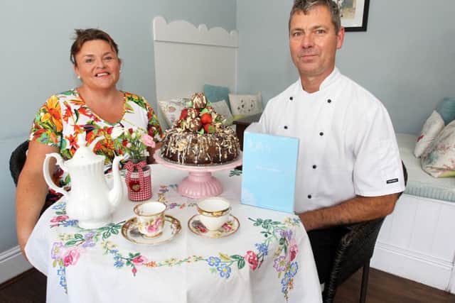 Richard and Kerry Lee from Hatty's Tea Room in Epworth.