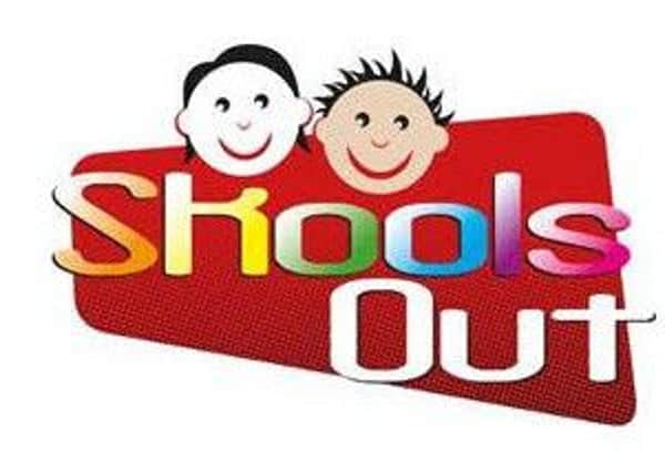 The logo for Epworth's new after school club, Skools Out.