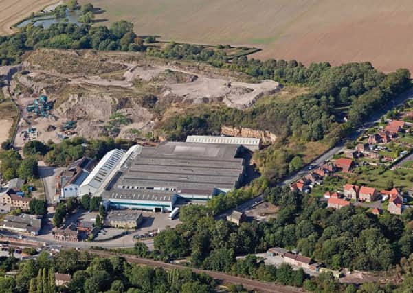 Aerial view of Kiveton Park Steel