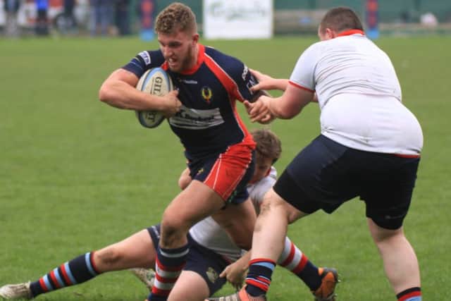 Sam Eyre scores a debut try for Phoenix. Photo: FSP Images