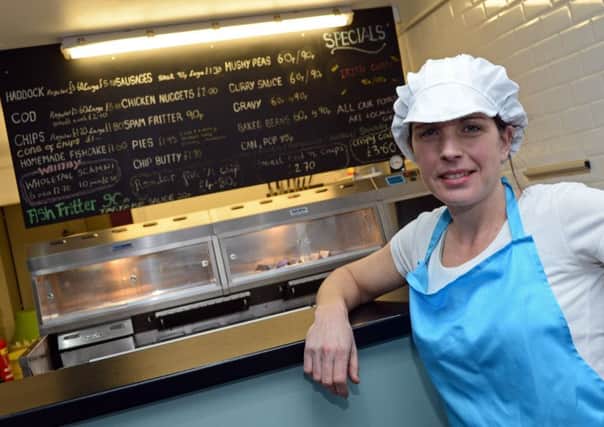 Caroline Newman pictured at Newman's Fish and Chip Shop, Market Place, Crowle. Picture: Marie Caley.
